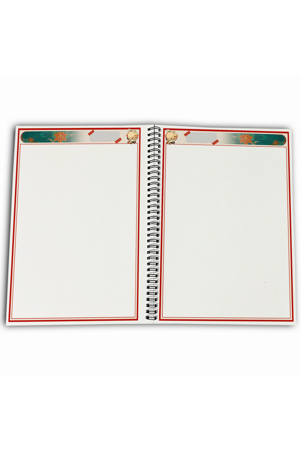 Genshin Impact Kazuha Unlined A4 School Notebook 72 Sheets Model 1 - 4