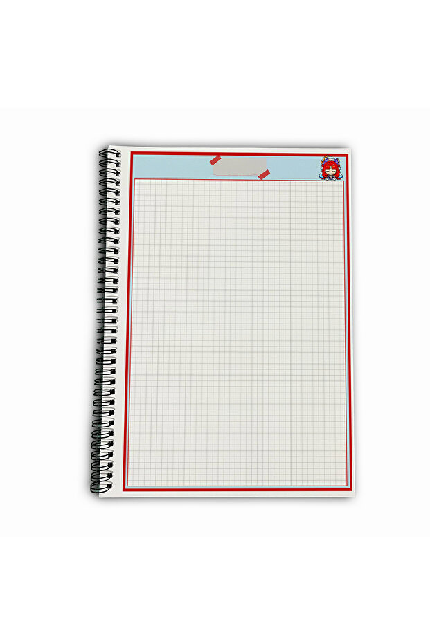Genshin Impact Nilou Checkered A4 School Notebook 72 Sheets Model 2 - 5