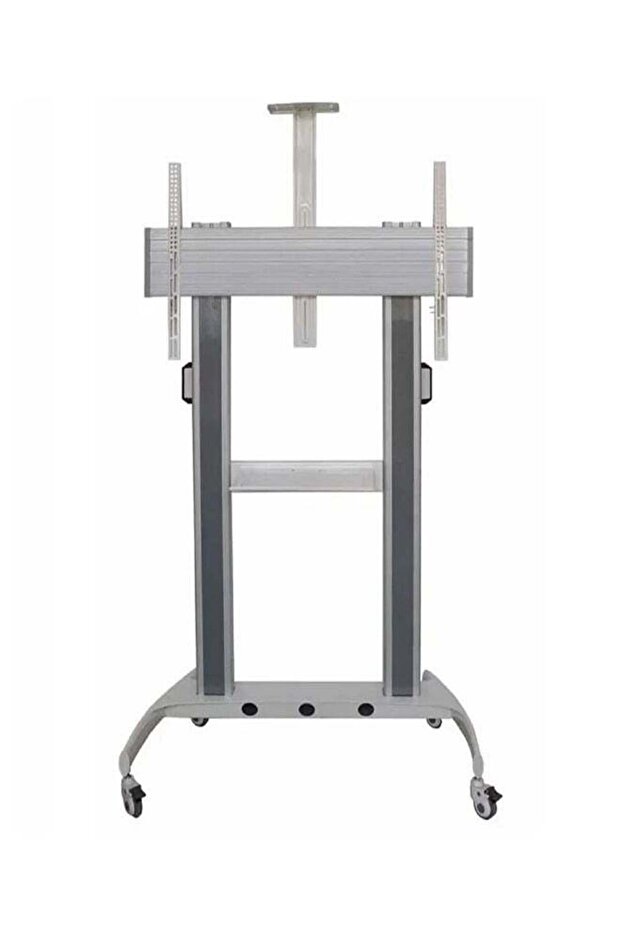 SH 1800N Mobile TV Stand 60–100" Screens, VESA 900x600mm, 100kg Max, Adjustable Silver
