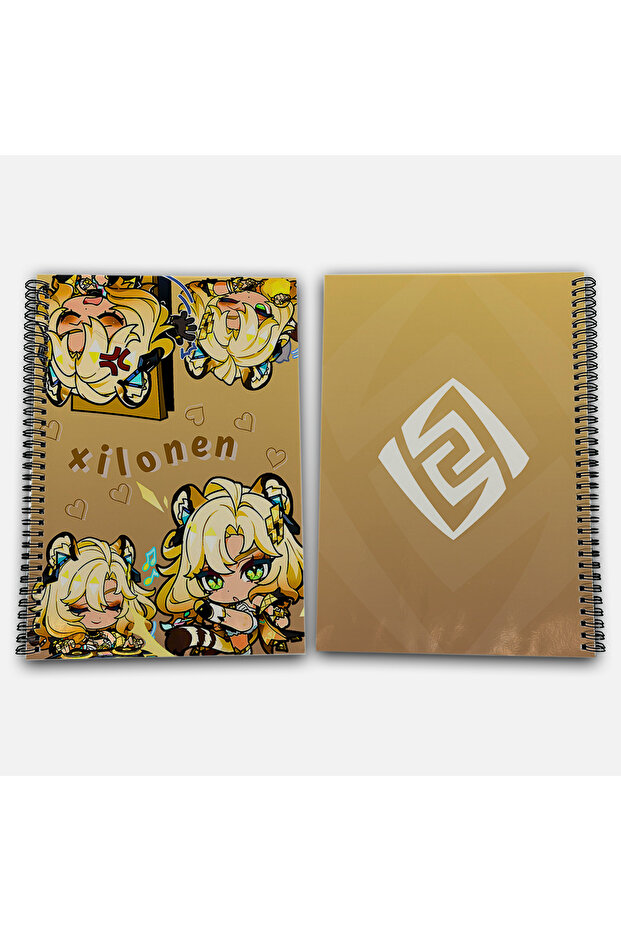 Genshin Impact Xilonen Unlined A4 School Notebook 72 Sheets Model 1 - 1