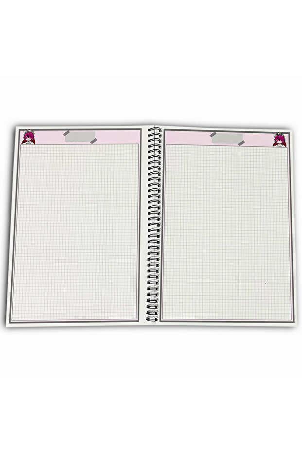 Genshin Impact Rosaria Checkered A4 School Notebook 72 Sheets Model 3 - 4