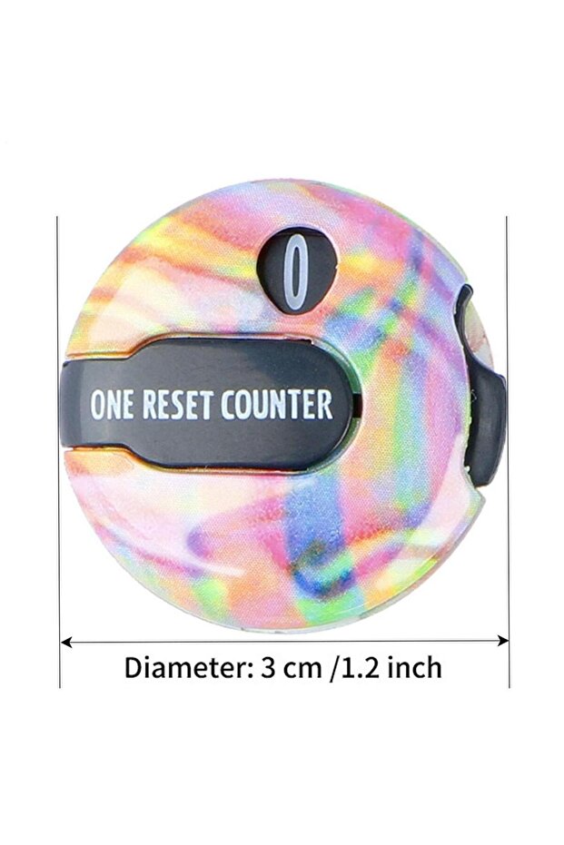 iridescent A Portable Golf Score Counter Golf Score Counter Clicker Golf Score Keeper With Touch R
