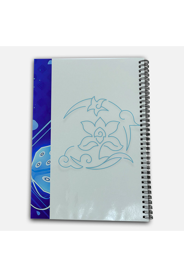 Genshin Impact Yelan Checkered A4 School Notebook 72 Sheets Model 2 - 3