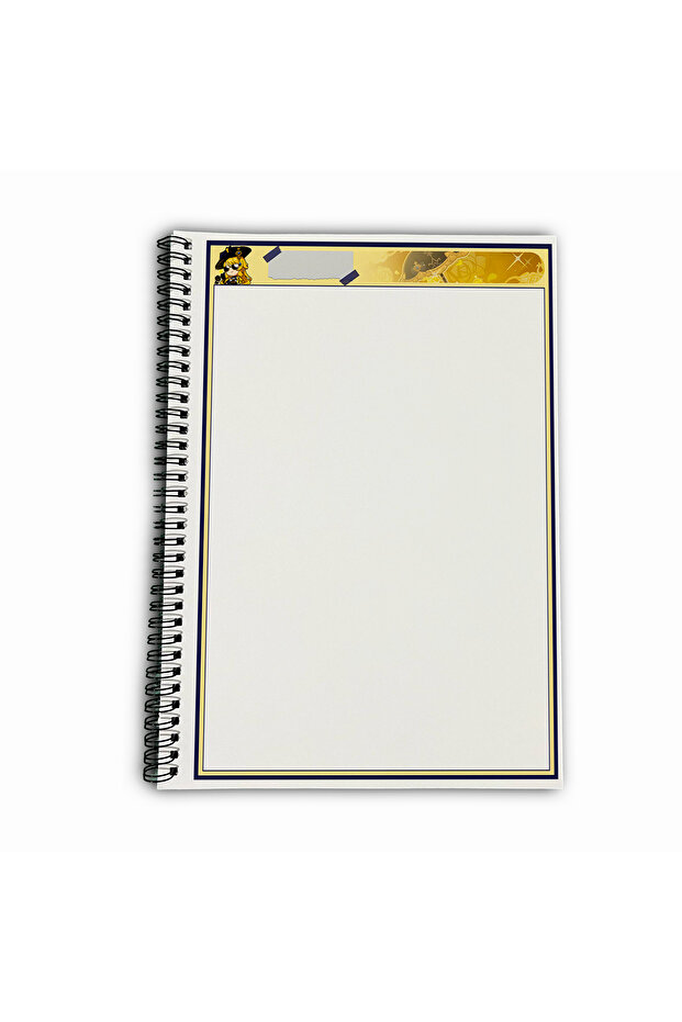 Genshin Impact Navia Unlined A4 School Notebook 72 Sheets Model 3 - 5