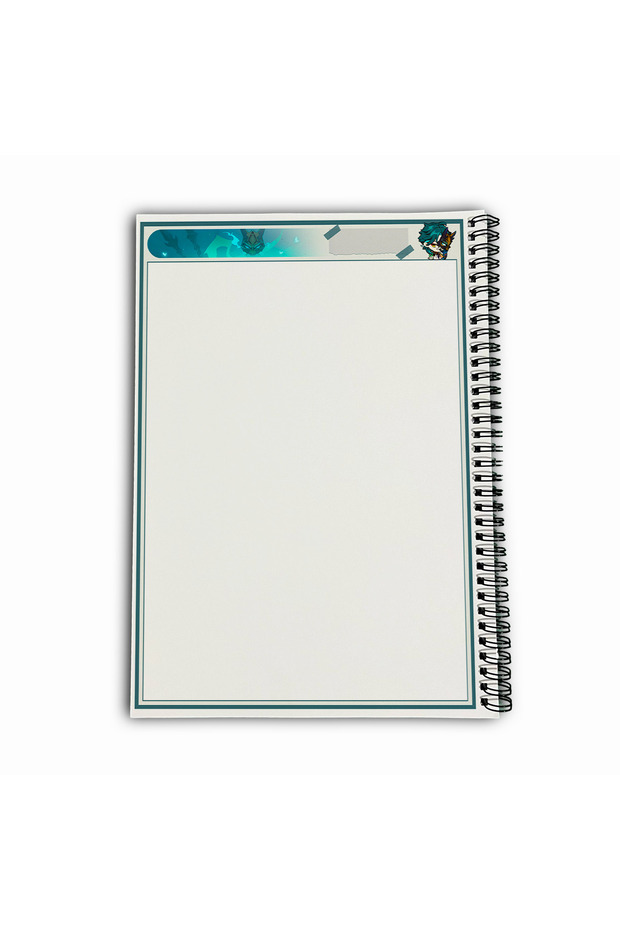 Genshin Impact Xiao Unlined A4 School Notebook 72 Sheets Model 1 - 6
