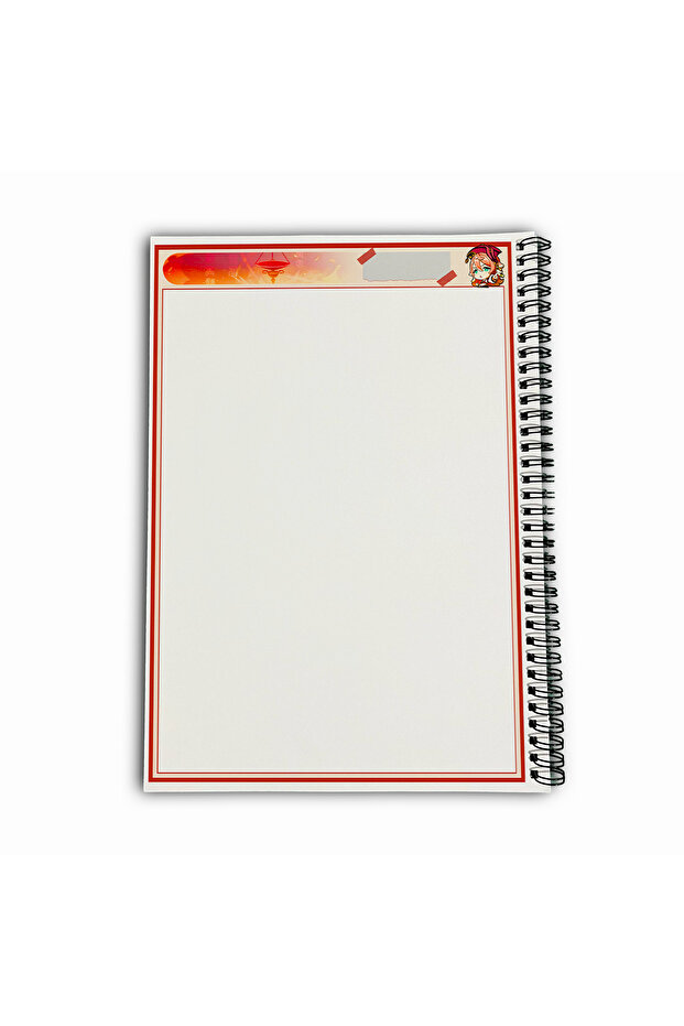 Genshin Impact Yanfei Unlined A4 School Notebook 72 Sheets Model 1 - 6