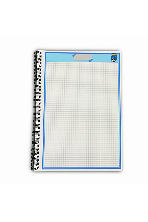 Genshin Impact Xingqiu Checkered A4 School Notebook 72 Sheets Model 2 - 5