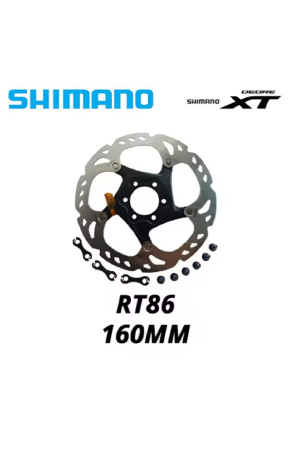 RT86 160mm SHIMANO XT SM RT86 tecnología de punto de hielo disco de freno 6 pernos M8000 disco de bi
