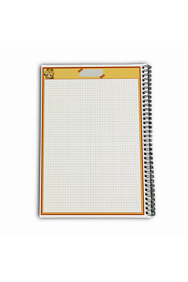 Genshin Impact Kachina Checkered A4 School Notebook 72 Sheets Model 3 - 6