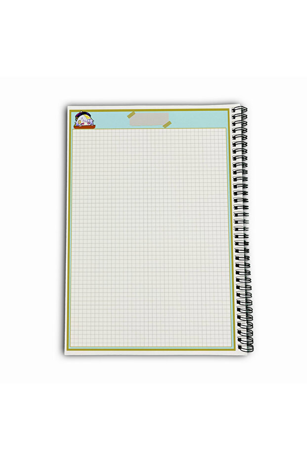 Genshin Impact Qiqi Checkered A4 School Notebook 72 Sheets Model 3 - 6