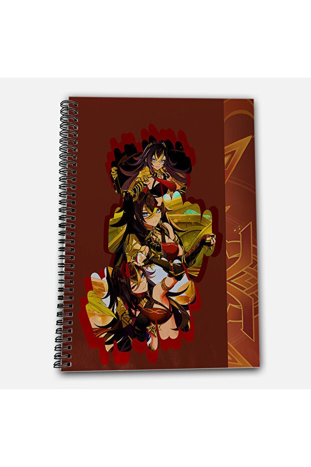 Genshin Impact Dehya Unlined A4 School Notebook 72 Sheets Model 2 - 2