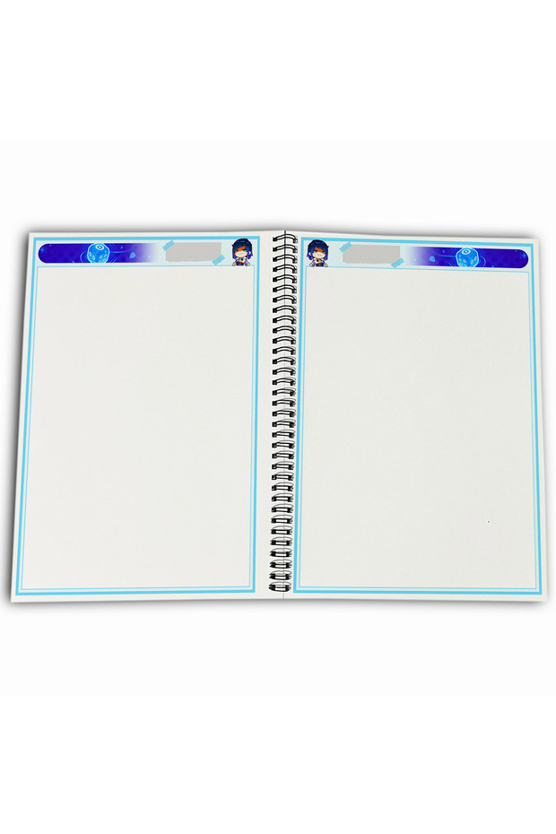 Genshin Impact Yelan Unlined A4 School Notebook 72 Sheets Model 1 - 4