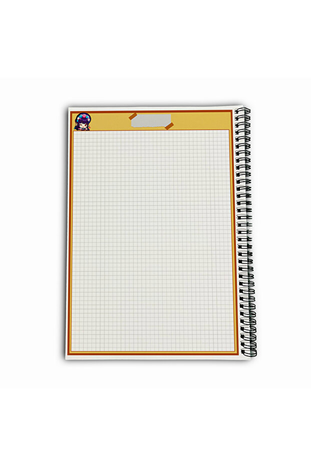 Genshin Impact Yun Jin Checkered A4 School Notebook 72 Sheets Model 2 - 6