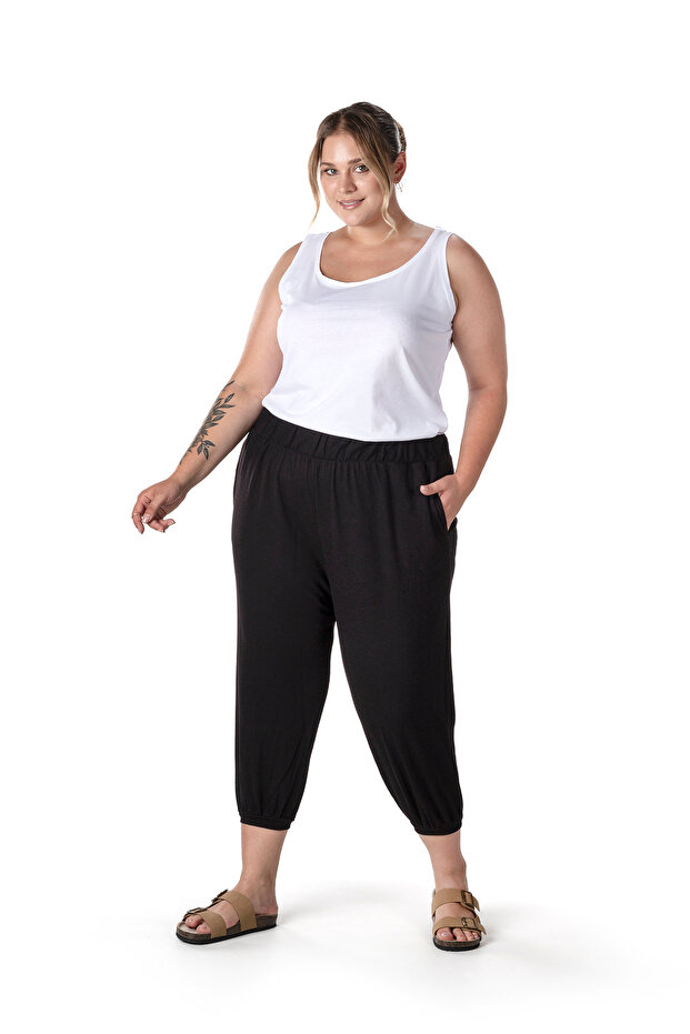 قميص داخلي أساسي بدون أكمام مقاس كبير 1097164 - 5