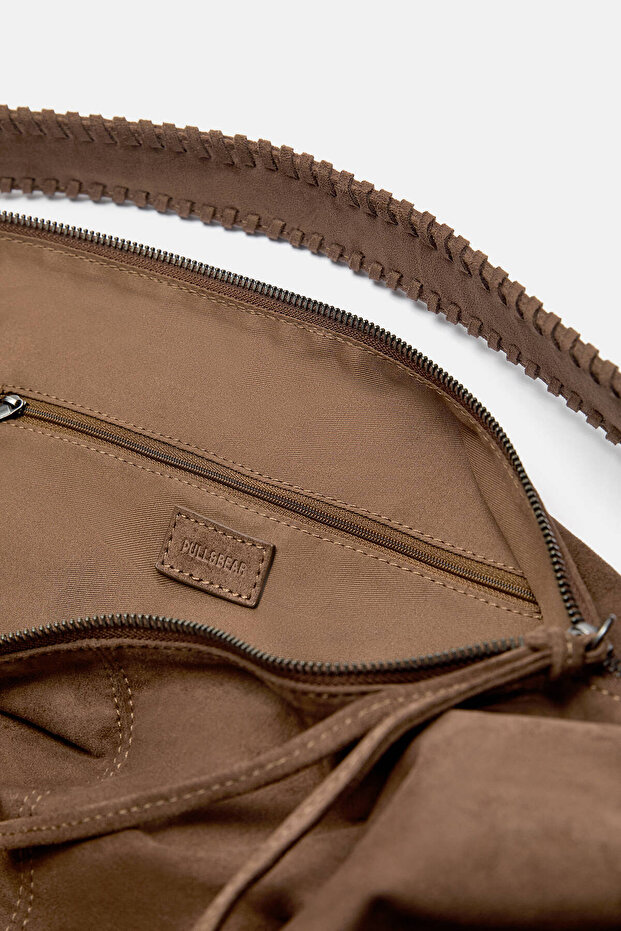 Maxi dikişli shopper çanta - 2