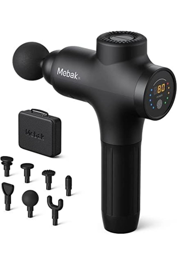 3 Massage Gun, Deep Tissue Percussion Massager for Athletes