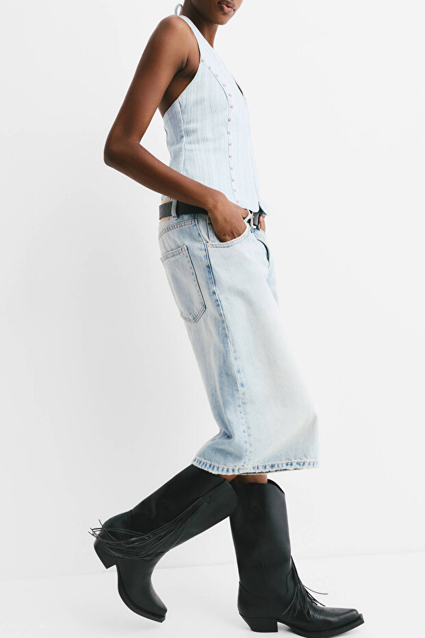 Kovboy püsküllü çizme - 1