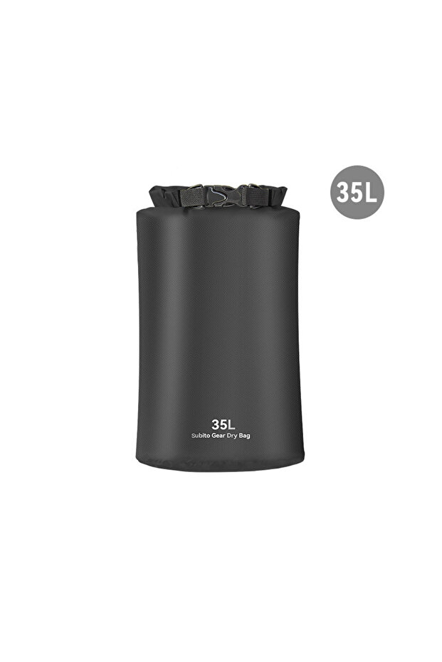 Black 35L Ultralight Dry Sack Waterproof Dry Bag Outdoors Stuff Sacks for Camping Hiking Kayaking 3L