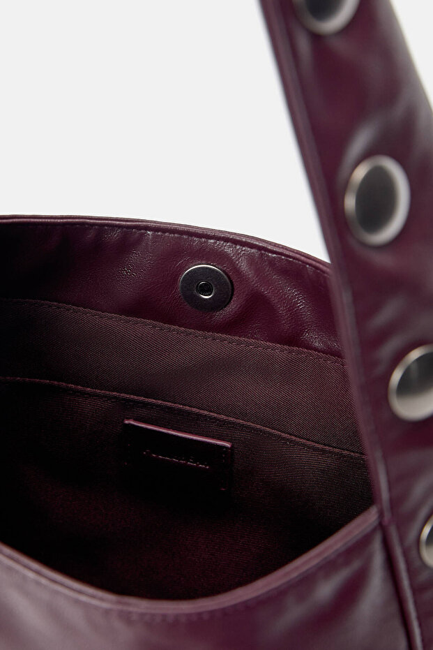 Zımba detaylı kol çantası - 3