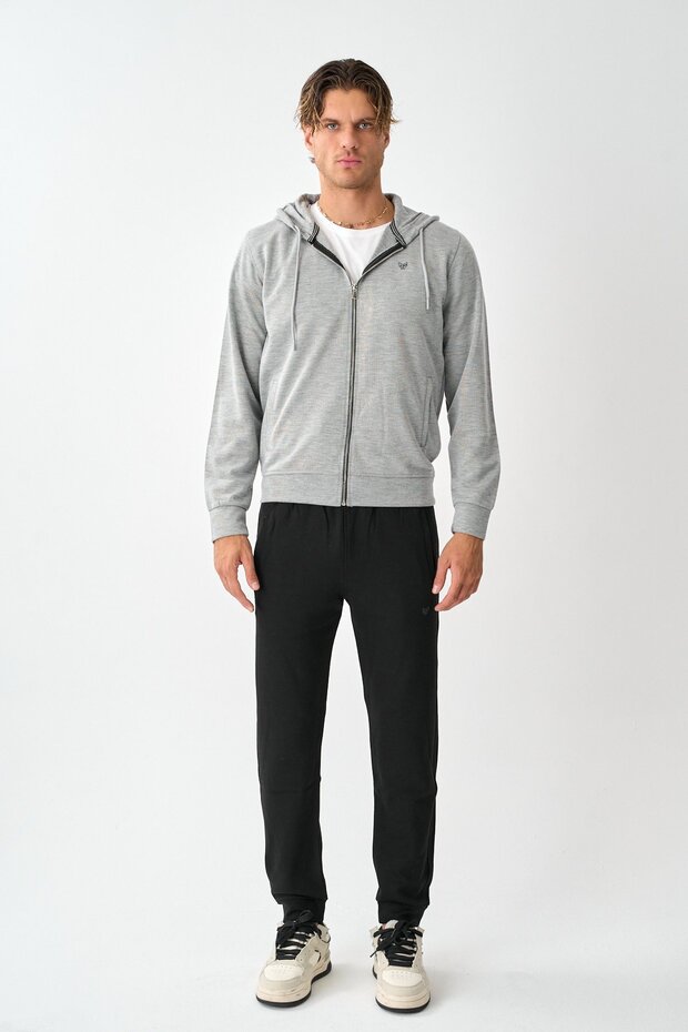 Tech Fleece Double Face Kapüşonlu Erkek Eşofman Takım E213 - 7