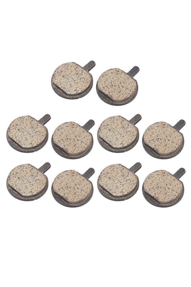 5pcs Cycling Parts 5Pairs Disc Brake Pads Replacement Semi‑Metallic Resin Parts for Bicycle Mountain