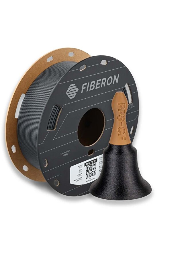 Fiberon PPS-CF10 Siyah Filament - 1