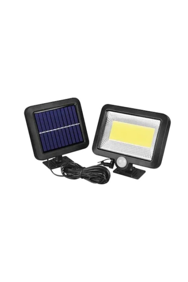 separate solar panel lamp, with remote control, 100 LEDs, motion sensor