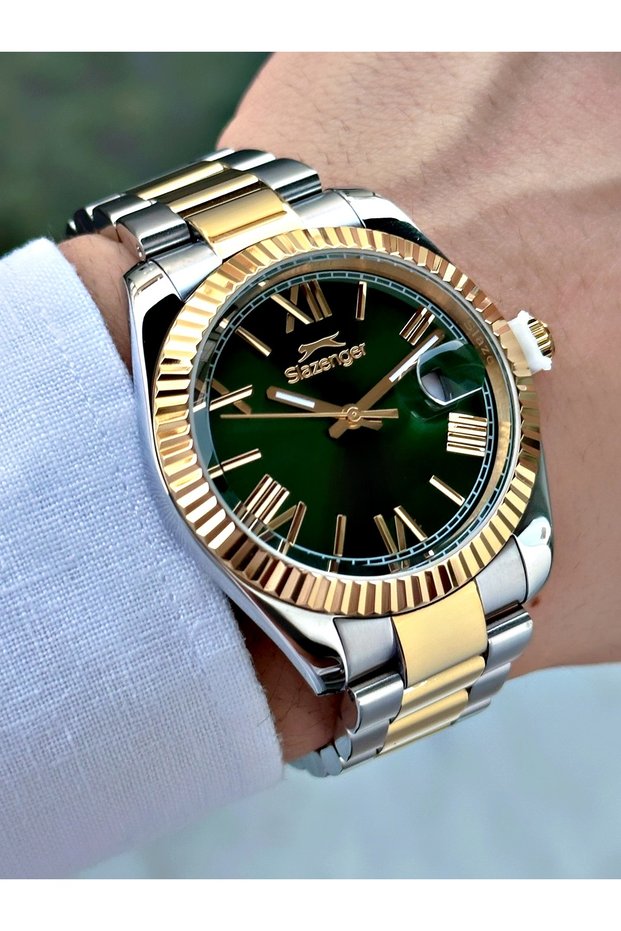 With Calendar 10 Atm Waterproofness Steel Cord Steel Case Men's Wrist Watch 2508.02Mr