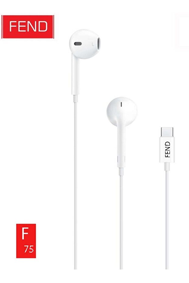 F75 USB-C Wired Handsfree Earphone for iPhone 15 and 16 Series