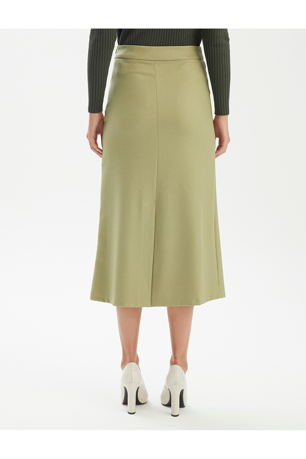 تنورة فيسكوز كاريم ماكسي بوي - 6