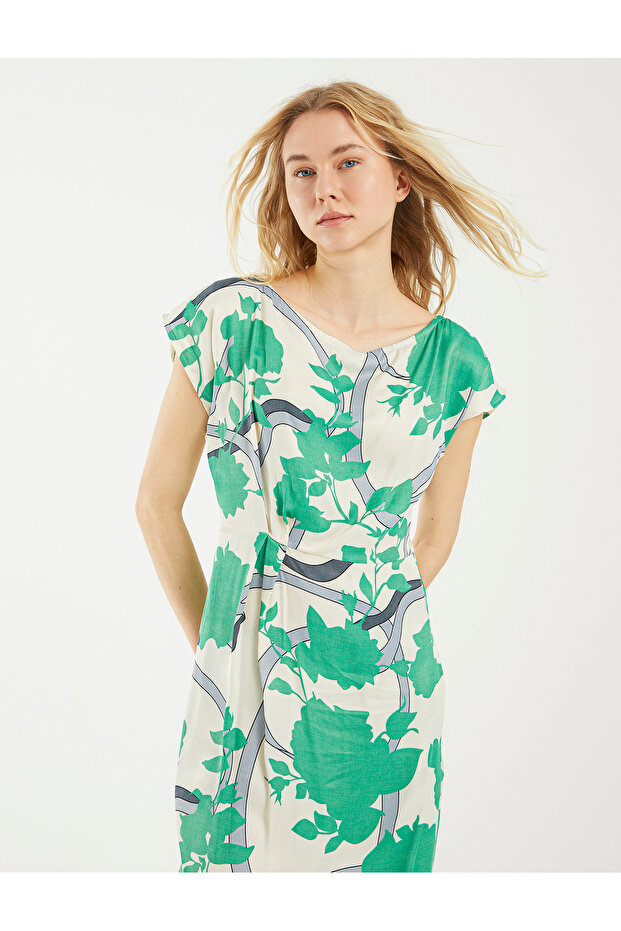 ROCHIE SATIN IMPRIMATĂ VISCOSĂ - 3