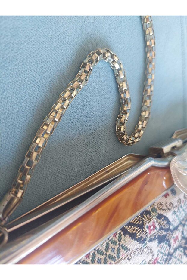 Antika Goblen Çanta - 6