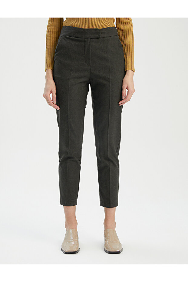 بنطلون فيسكوز مزيج ضيق - 4