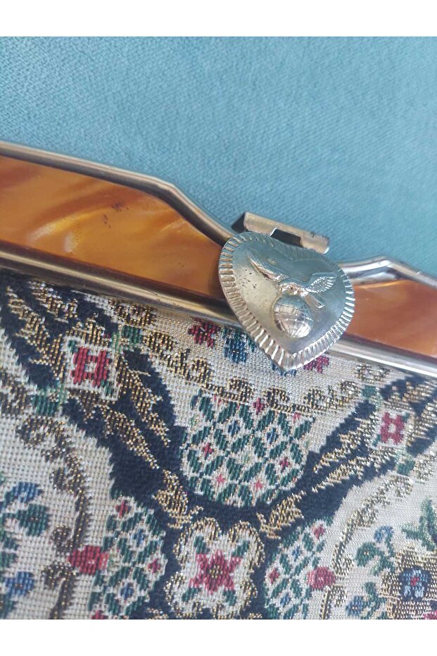 Antika Goblen Çanta - 5