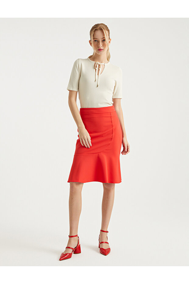 Мини пола с волани - 1