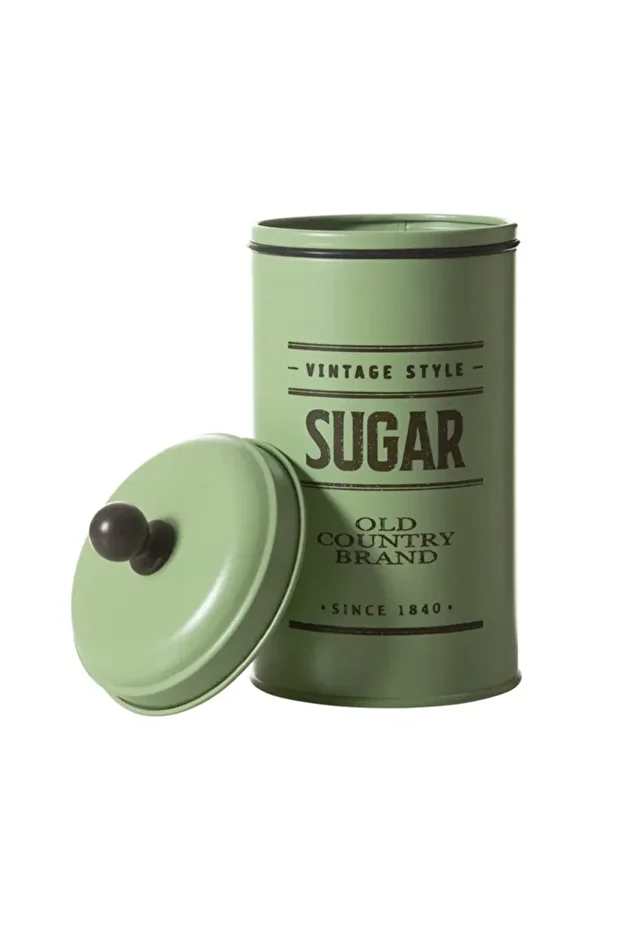 Dublin Retro Şeker Kutusu Galvaniz - 1600 ml - 3
