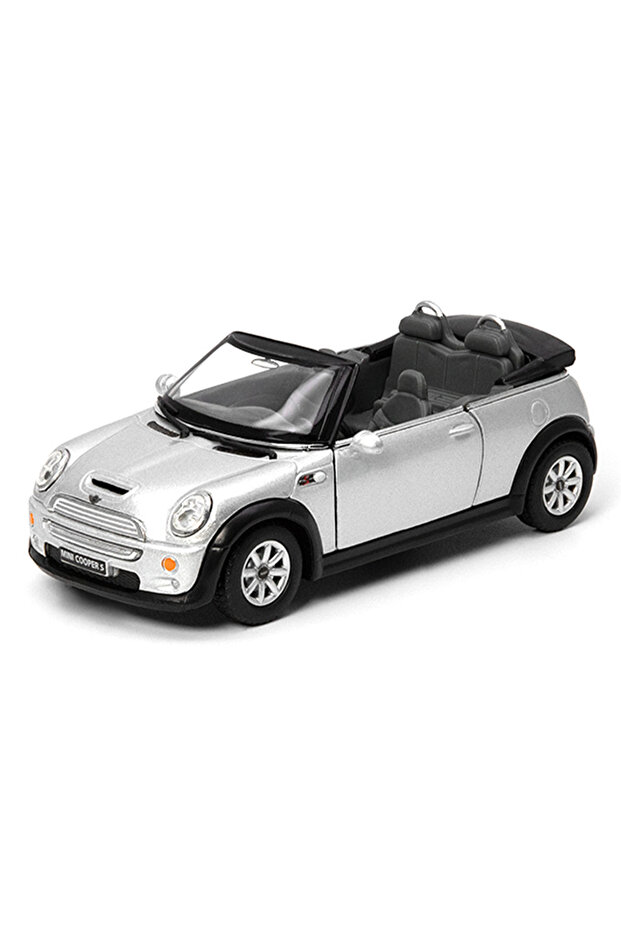 Mini Cooper S Convertible 1:36 Scale Die Cast Model Car Pull Back Action with Openable Doors
