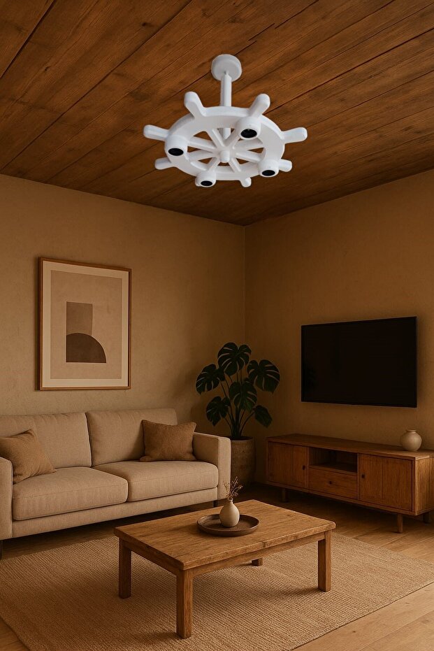 Beyaz dümen Avize - 3