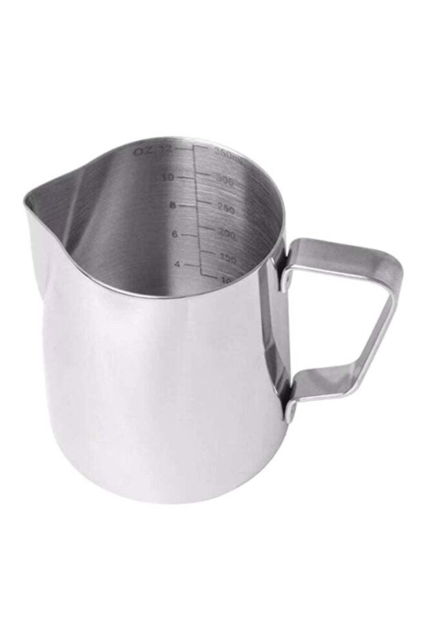 Stainless Steel Frothing Pitcher Silver 350ml