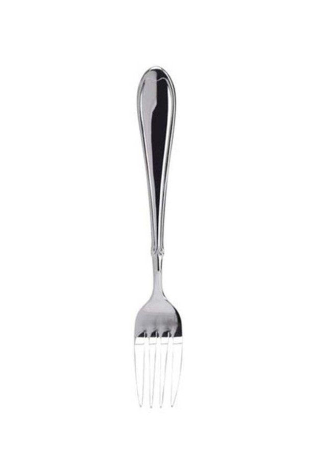 3-Piece Table Fork Set Stainless Steel Silver
