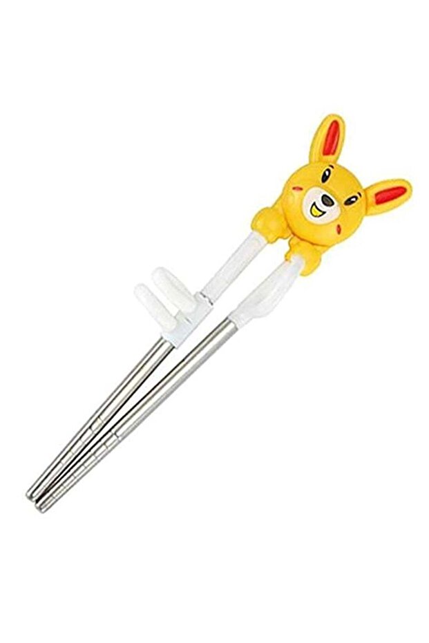 Spoon Kids Chopsticks Yellow 18centimeter