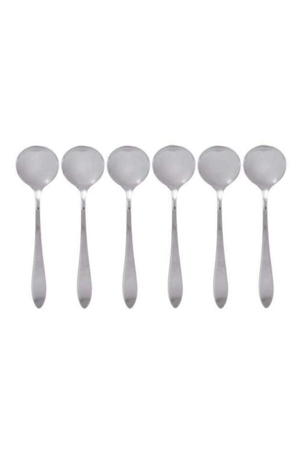 6-Piece Soup Spoon Set Silver