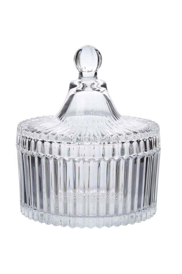 2pcs glass Dates bowl With Lid