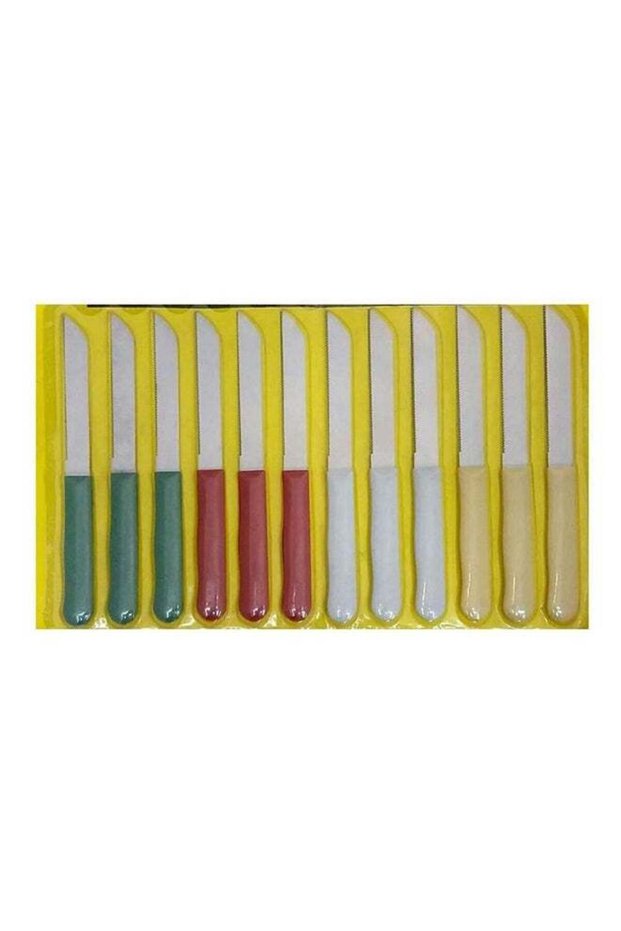 12-Piece Kitchen Knives Set Multicolour