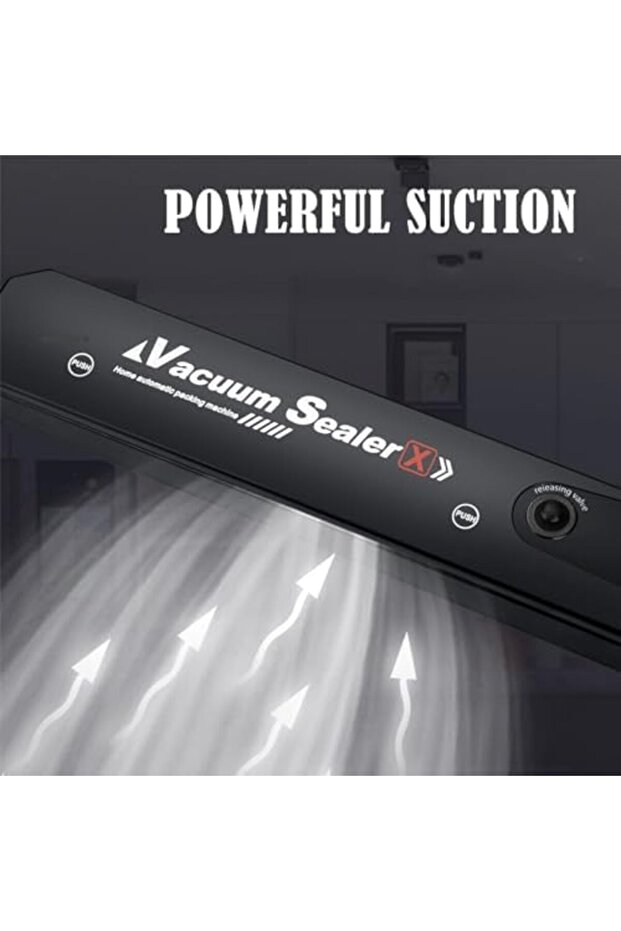 آلة تعبئة وتغليف منزلية أوتوماتيكية محمولة باللون الأسود - 2