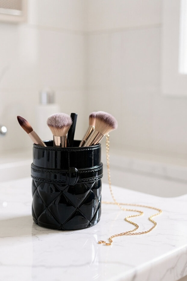 Handmade Decorative Large Organizer |   Makeup Brush, Jewelry, Pen and Multi-Purpose Desktop Organizer
