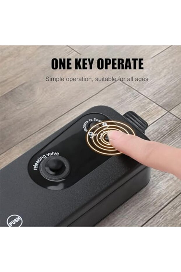 آلة تعبئة وتغليف منزلية أوتوماتيكية محمولة باللون الأسود - 5