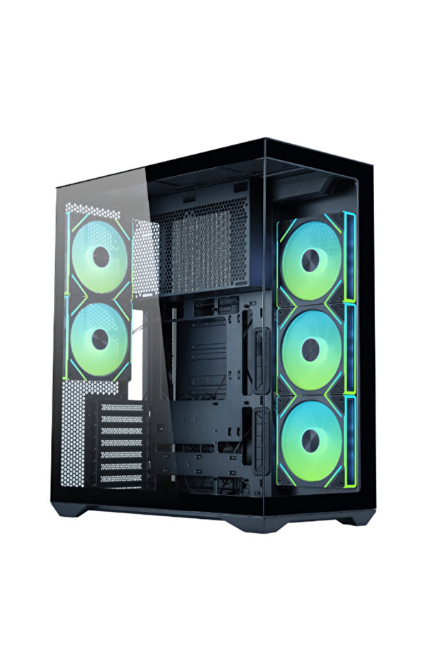 كيس أتاك AK06 ATX Full Tower ATX مع 5 مراوح 140 مم - أسود