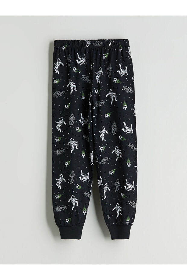 Bisiklet Yaka Erkek Çocuk Pijama - 8