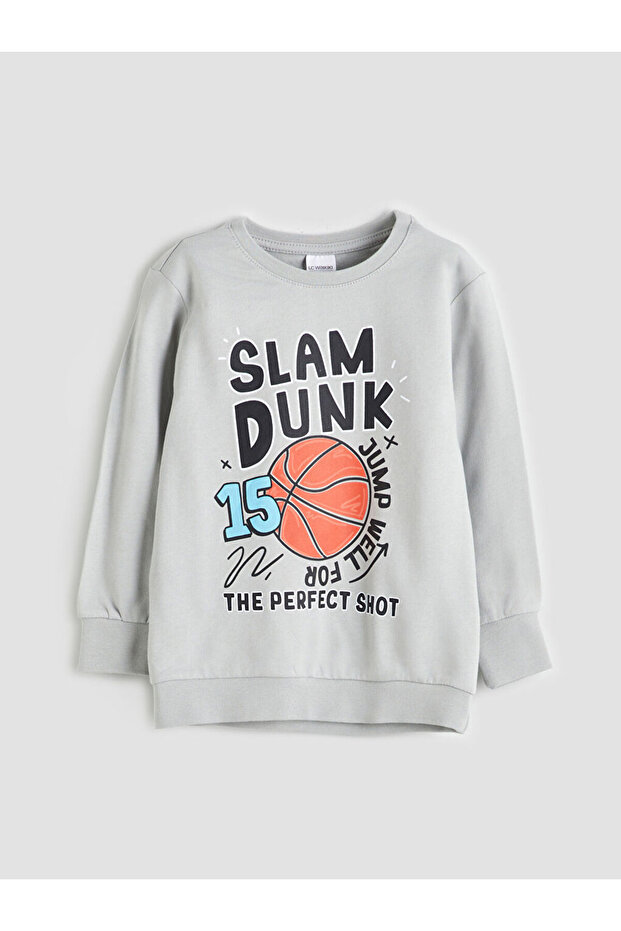 Printed Boy's Sweatshirt and Sweatpants Set of 2
